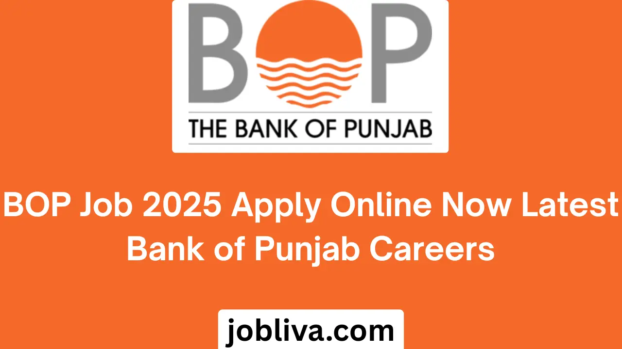 BOP Job 2025 Apply Online Now Latest Bank of Punjab Careers