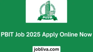 PBIT Job 2025 Apply Online Now