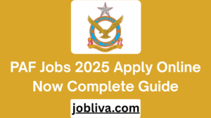 PAF Jobs 2025 Apply Online Now Complete Guide